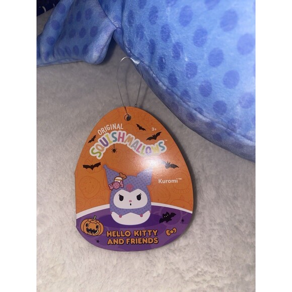 Squishmallow Hello Kitty Kuromi Witch Skull Halloween Plush 8" Brand NEW! 2025 - Picture 5 of 12